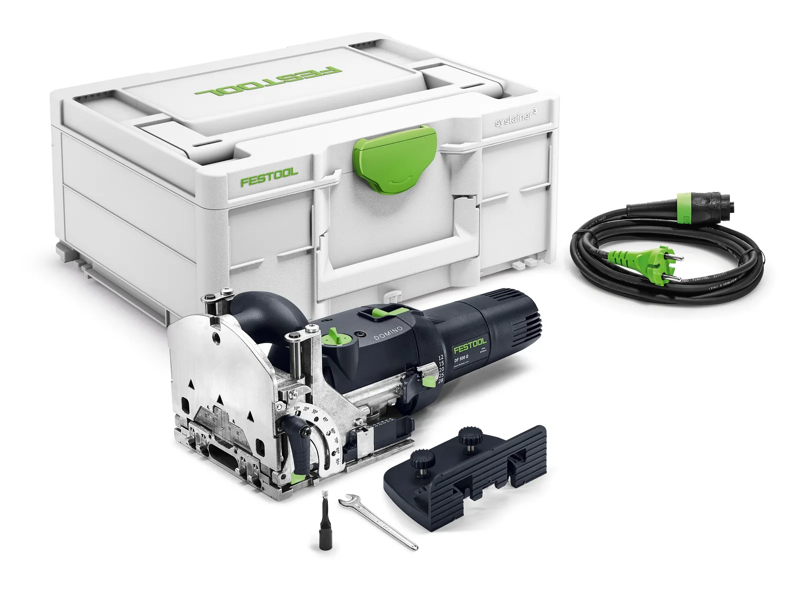Kaištinių sujungimų frezeris Festool DF 500 RQ-Plus