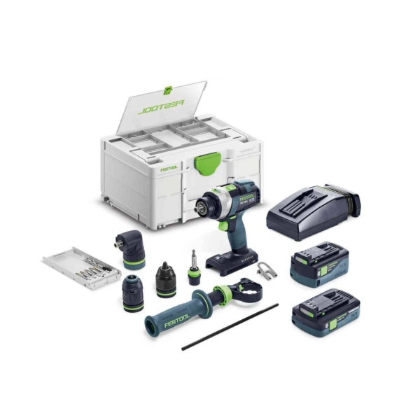 Akumuliatorinis kalantis gręžtuvas-suktuvas Festool TPC 18/4 5,0/4,0 I-Set/XL