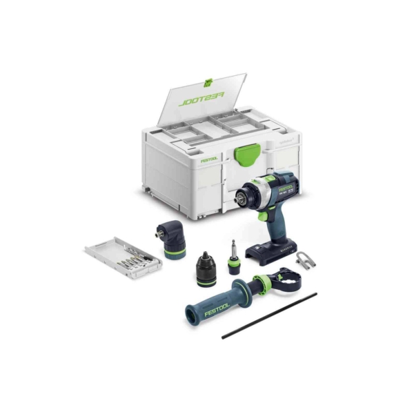 Akumuliatorinis kalantis gręžtuvas-suktuvas Festool TPC 18/4 I-Basic-Set