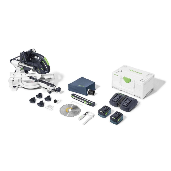 Akumuliatorinis skersinio pjovimo pjūklas Festool KAPEX KSC 60 EB 5,0 I-Plus