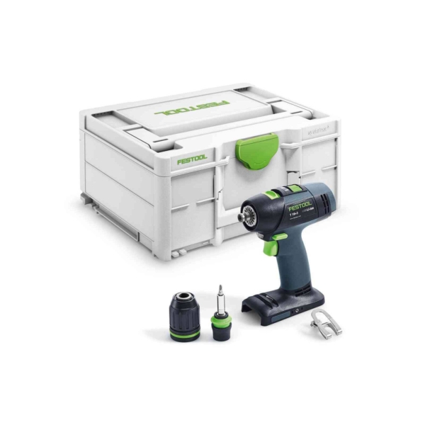 Akumuliatorinis gręžtuvas-suktuvas Festool T 18+3-Basic