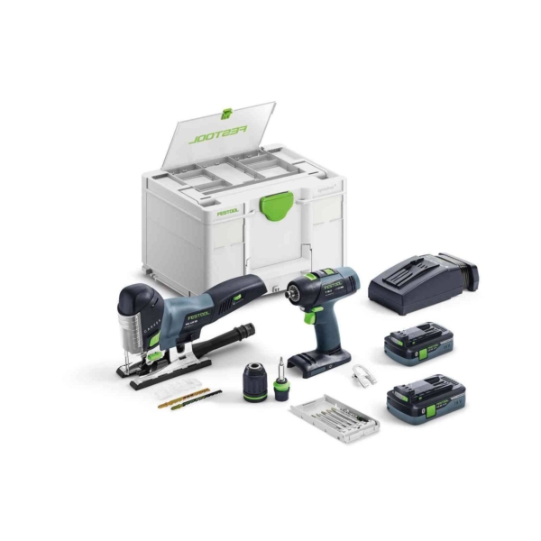 Akumuliatorinių įrankių rinkinys Festool T 18+3/PSC 420 HPC I-Set