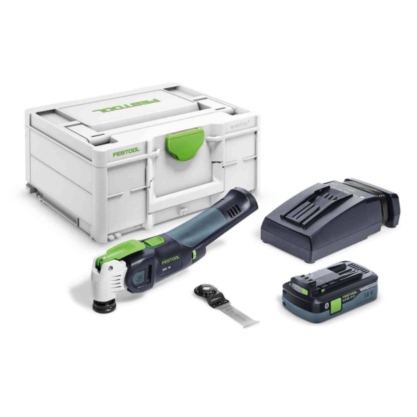 Akumuliatorinis daugiafunkcis įrankis Festool OSC 18 HPC 4,0 Plus