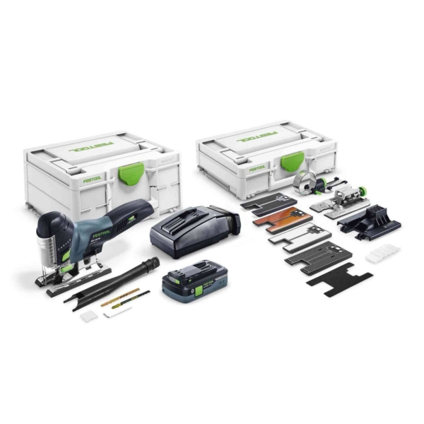 Akumuliatorinis siaurapjūklis Festool PSC 420 HPC 4,0 EBI-Set