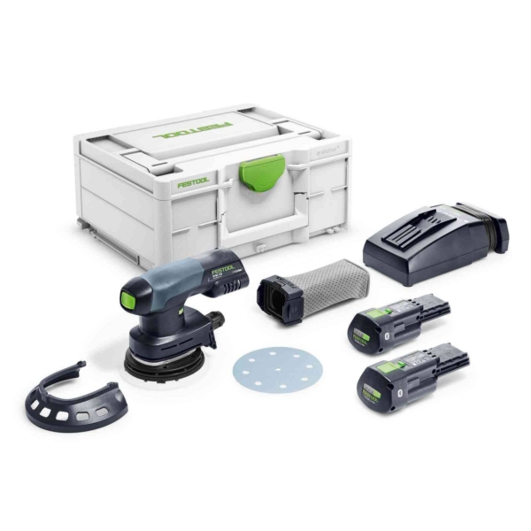 Akumuliatorinis ekscentrinis šlifuoklis Festool ETSC 125 3,0 I-Plus