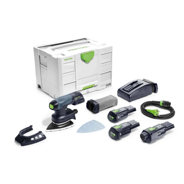Akumuliatorinis delta šlifuoklis Festool DTSC 400 3,0 I-Set