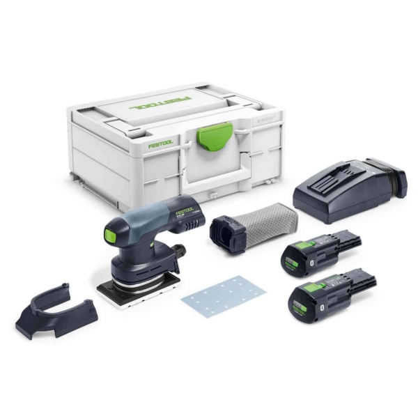 Akumuliatorinis plokštuminis šlifuoklis Festool RTSC 400 3,0 I-Plus