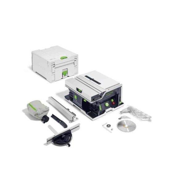 Akumuliatorinis stalinis diskinis pjūklas Festool CSC SYS 50 EBI-Basic