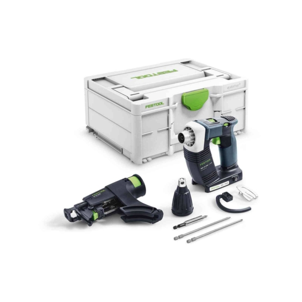 Akumuliatorinis juostinis suktuvas Festool DURADRIVE DWC 18-2500 Basic