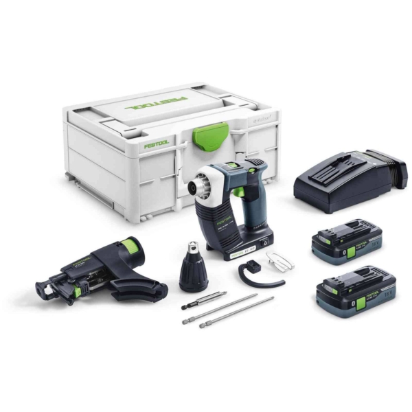 Akumuliatorinis juostinis suktuvas Festool DURADRIVE DWC 18-2500 HPC 4,0 I-Plus