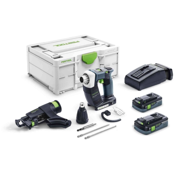 Akumuliatorinis juostinis suktuvas Festool DURADRIVE DWC 18-4500 HPC 4,0 I-Plus