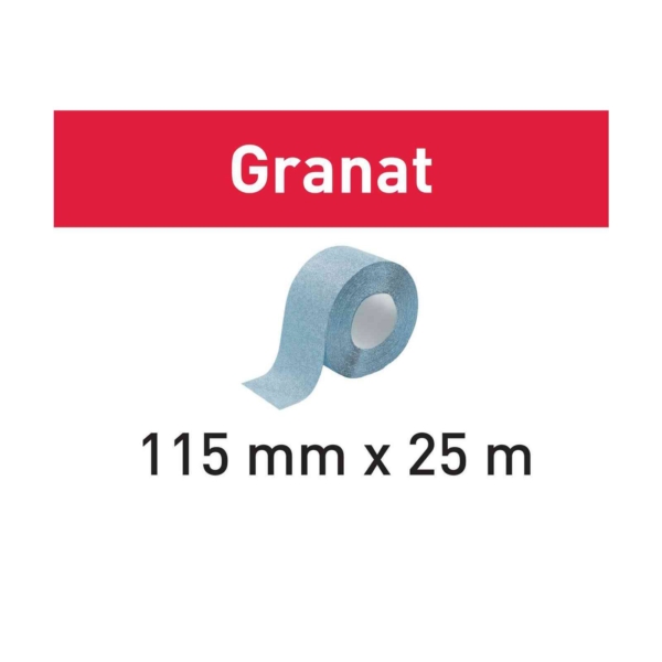 Šlifavimo popierius Festool (rulone, plėšomas) Granat