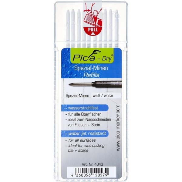 Pica Dry balti papildai 4043 (10 vnt.)