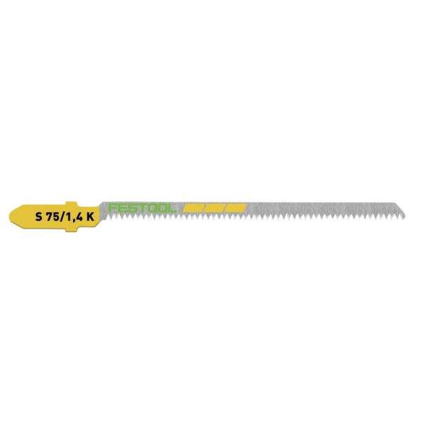 Pjūklelis siaurapjūkliui Festool S 75/1,4 K/5 WOOD CURVES (5 vnt.)