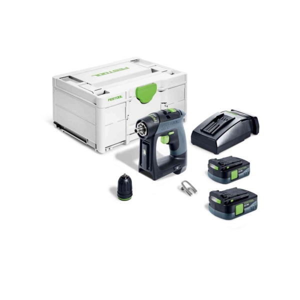Akumuliatorinis gręžtuvas-suktuvas Festool CXS 12 2,5-Plus