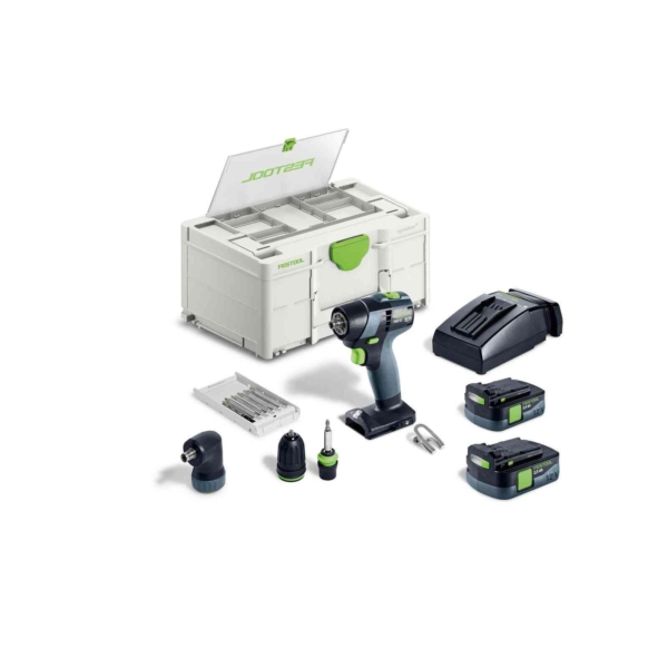Akumuliatorinis gręžtuvas-suktuvas Festool TXS 12 2,5-Set