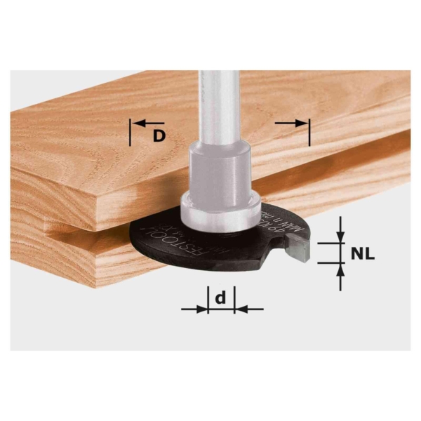 Diskinė griovelių freza Festool HW D40x4