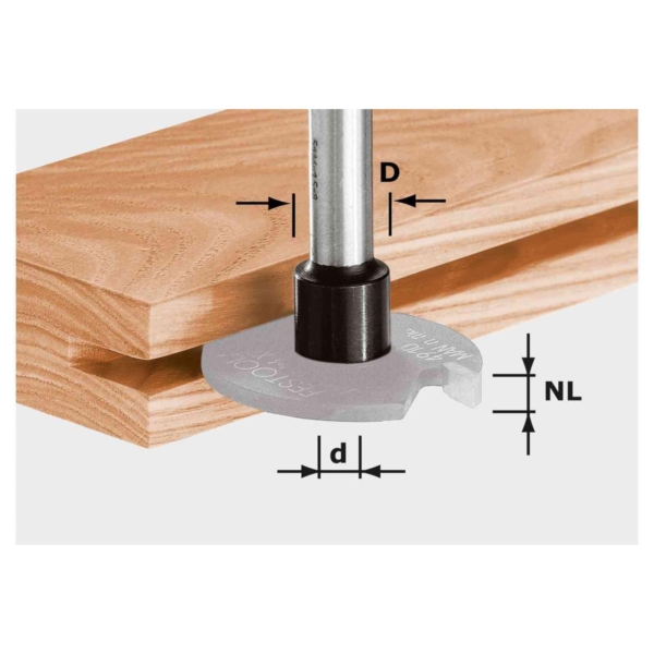 Frezos velenas Festool S8 1,5-5 D14