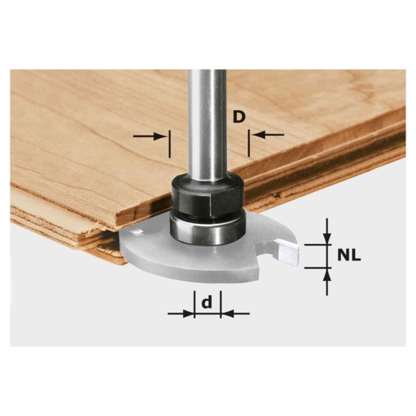 Frezos velenas Festool S8 1,5-5 KL16