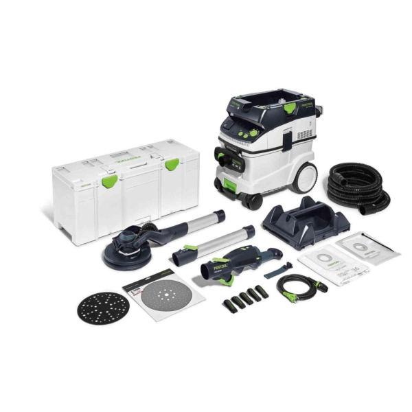 Ilgakočio šlifuoklio ir siurblio rinkinys Festool LHS 2 225/CTL 36-Set PLANEX