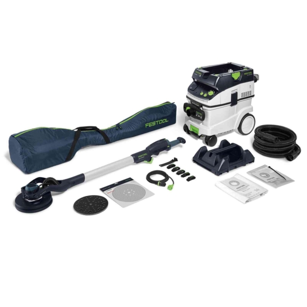 Ilgakočio šlifuoklio ir siurblio rinkinys Festool LHS 2-M 225 EQ/CTL 36-Set PLANEX