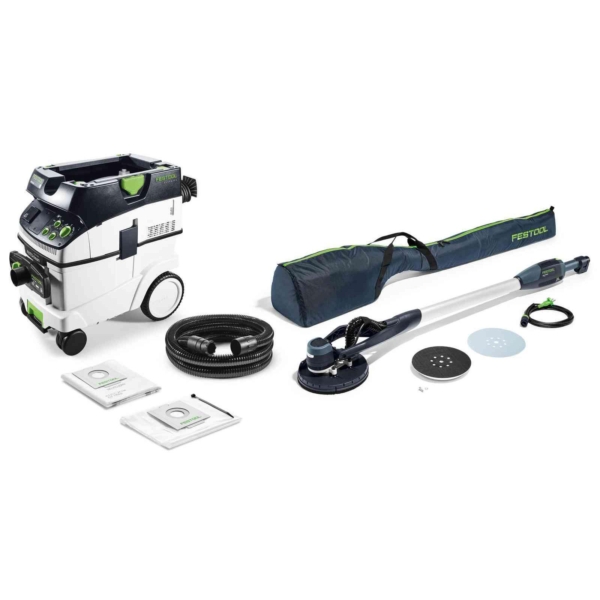 Ilgakočio šlifuoklio ir siurblio rinkinys Festool LHS-E 225/CTM 36-Set PLANEX