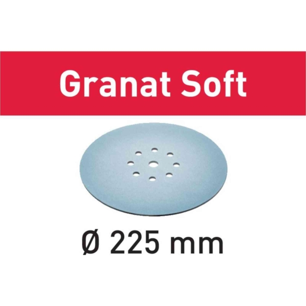 Šlifavimo popierius Festool STF D225 P180 GR S/25 Granat Soft