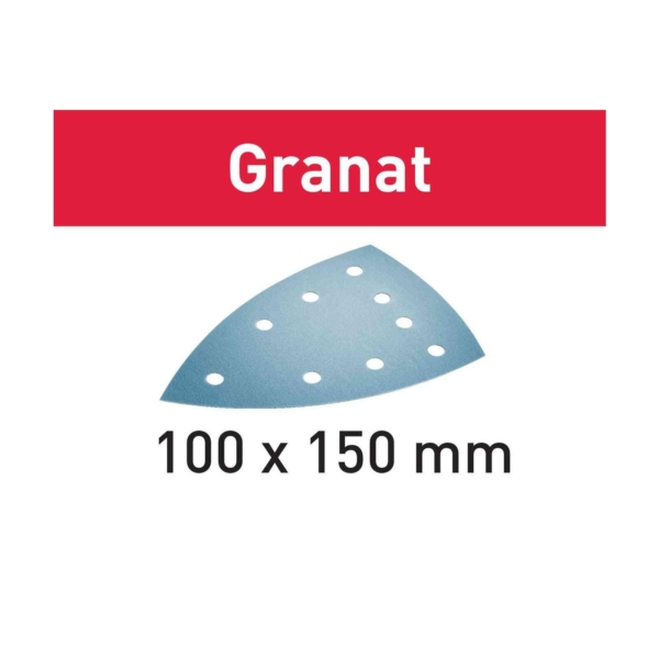 Šlifavimo popierius Festool STF DELTA/9 P150 GR/100 Granat