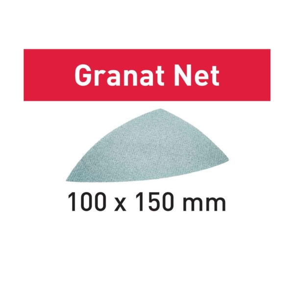 Šlifavimo tinkleliai Festool STF DELTA P100 GR NET/50 Granat Net