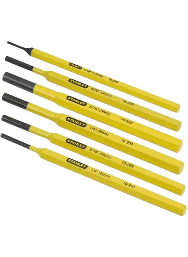Išmušėjų rinkinys Stanley 4-18-226 (6 vnt.)