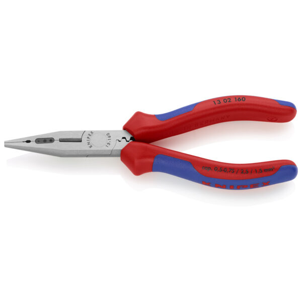 KNIPEX universalios replės 1302160 160 mm 0,5 – 0,75 / 1,5 / 2,5 mm²