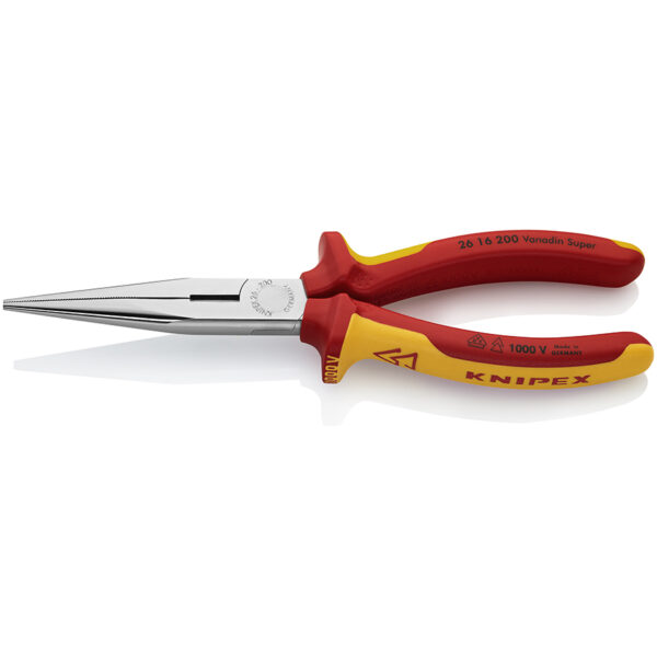 KNIPEX elektriko replės ilgomis žiaunomis 2616200 200 mm