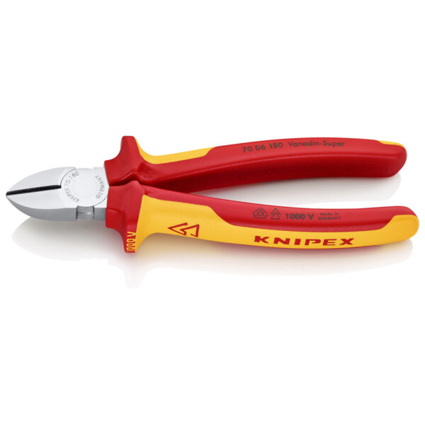 KNIPEX kandyklės izoliuotos 7006180 180 mm