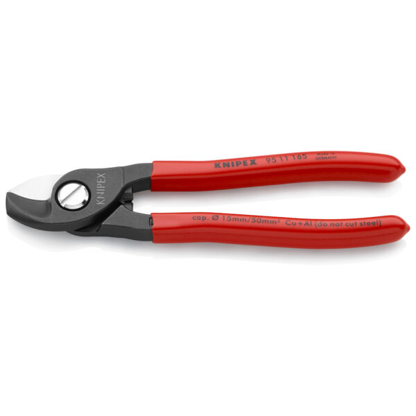 KNIPEX kabelio kirpimo replės 9511165, 165 mm Ø 15 mm / 50 mm²