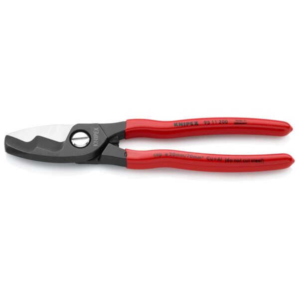 KNIPEX kabelio kirpimo replės 9511200, 200 mm Ø 20 mm / 70 mm²