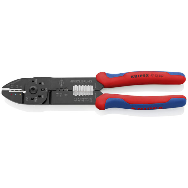 KNIPEX antgalių presavimo replės 9722240 240 mm 0,5 – 6,0 mm²