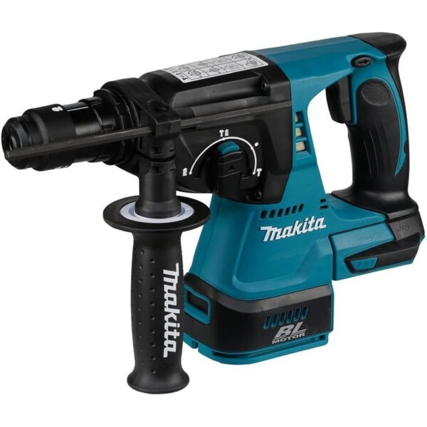 Akumuliatorinis perforatorius SDS+ 18V Makita DHR243Z (su papildomu griebtuvu)