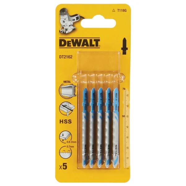 Pjūklelis siaurapjūkliui DeWALT DT2163-QZ (5 vnt.)