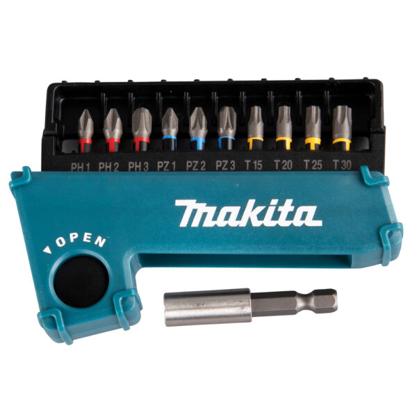 Sukimo antgalių komplektas Makita Impact Premier 11vnt. E-03567