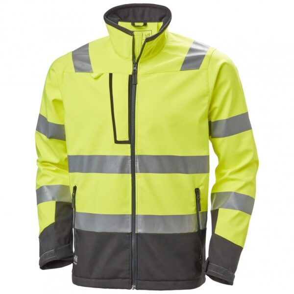 Šviesą atspindinti striukė HELLY HANSEN Alna 2.0 Softshell (geltonos sp.)