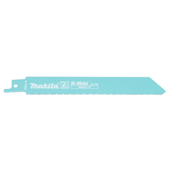 Tiesinio pjūklo pjūkleliai metalui Makita BIM 152x0,9 (24tpi), 5 Vnt. B-16835