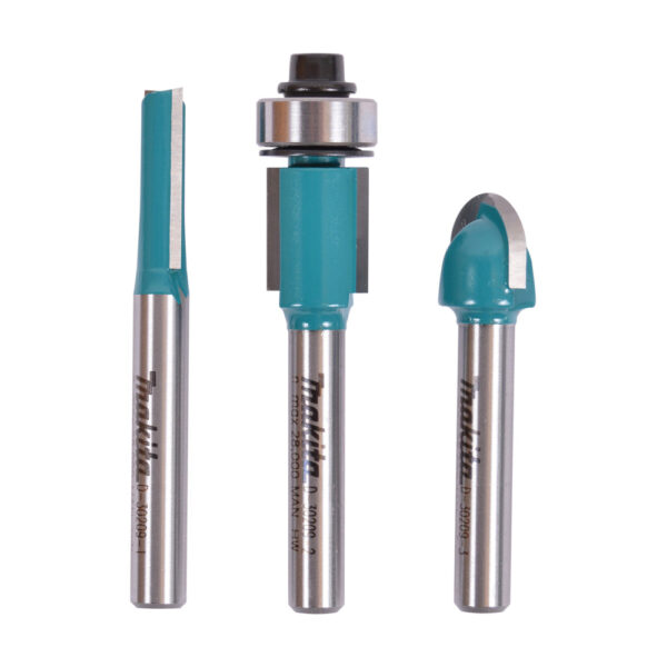 Frezų rinkinys Makita 3 Vnt. 6mm D-30209