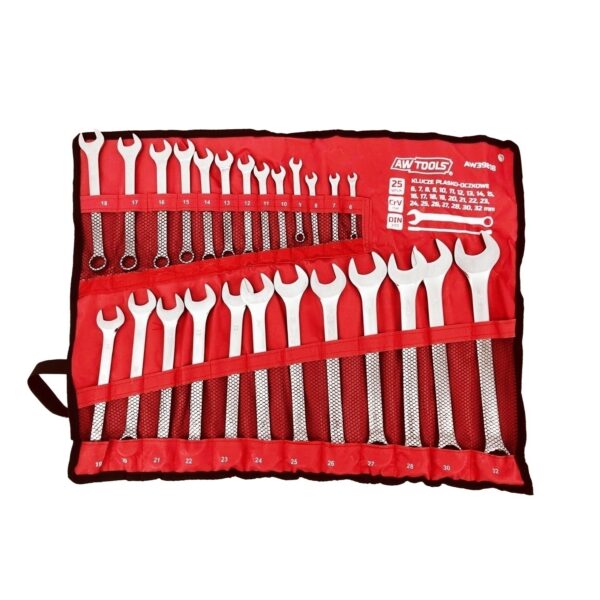 Kombinuotų veržliarakčių rinkinys AWT 6-32 mm (25 vnt.)