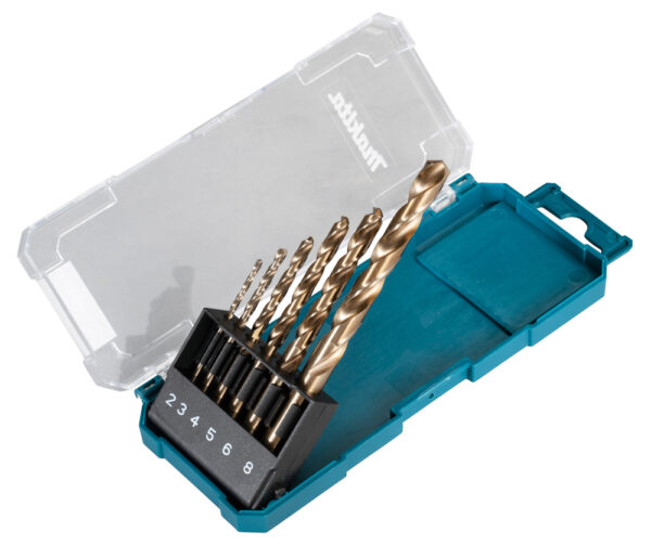 Grąžtų rinkinys nerūdijančiam plienui HSS-CO Makita (6 vnt.) D-75758