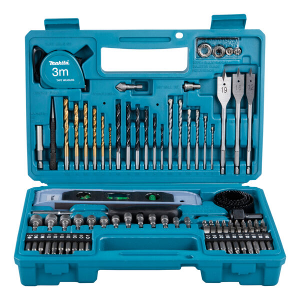 Sukimo ir gręžimo priedų rinkinys Makita (102 vnt.) E-10730