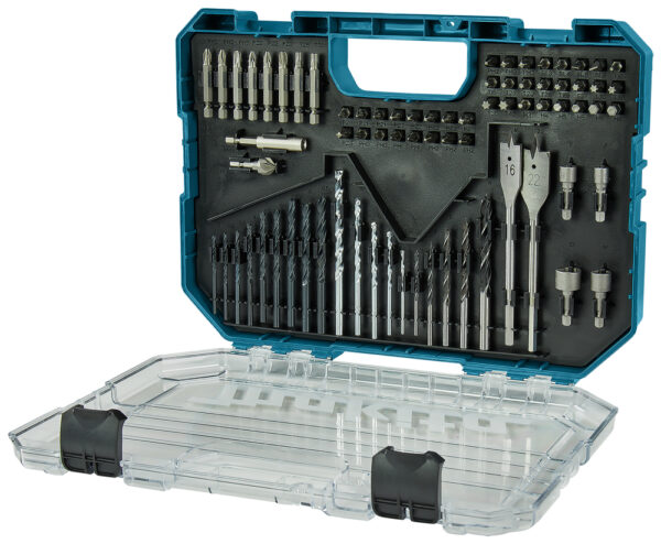 Sukimo ir gręžimo priedų rinkinys Makita (75 vnt.) E-15126
