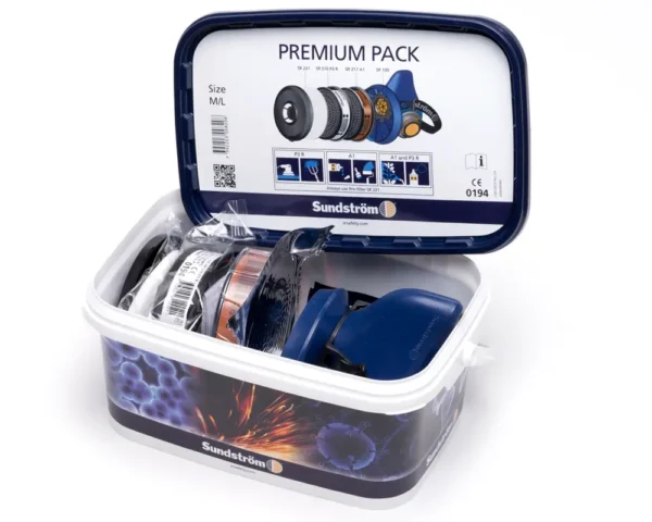 Puskaukė su filtrais dėžutėje Sundström Premium Pack SR 100 M/L