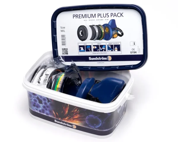 Puskaukė su filtrais dėžutėje Sundström Premium Plus Pack SR 100 M/L