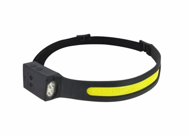 Kraunamas rankinis prožektorius AWT COB LED su judesio davikliu 150-450lm AW17619