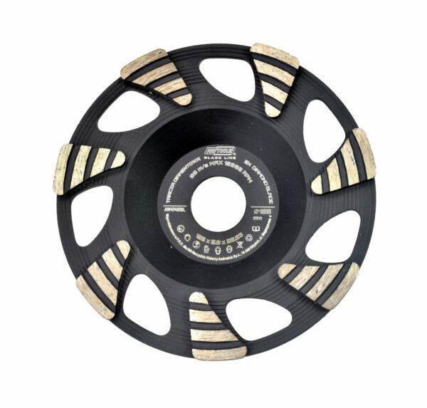 Deimantinė šlifavimo lėkštutė AWT TURBO 125x22,2 mm AW47451BL